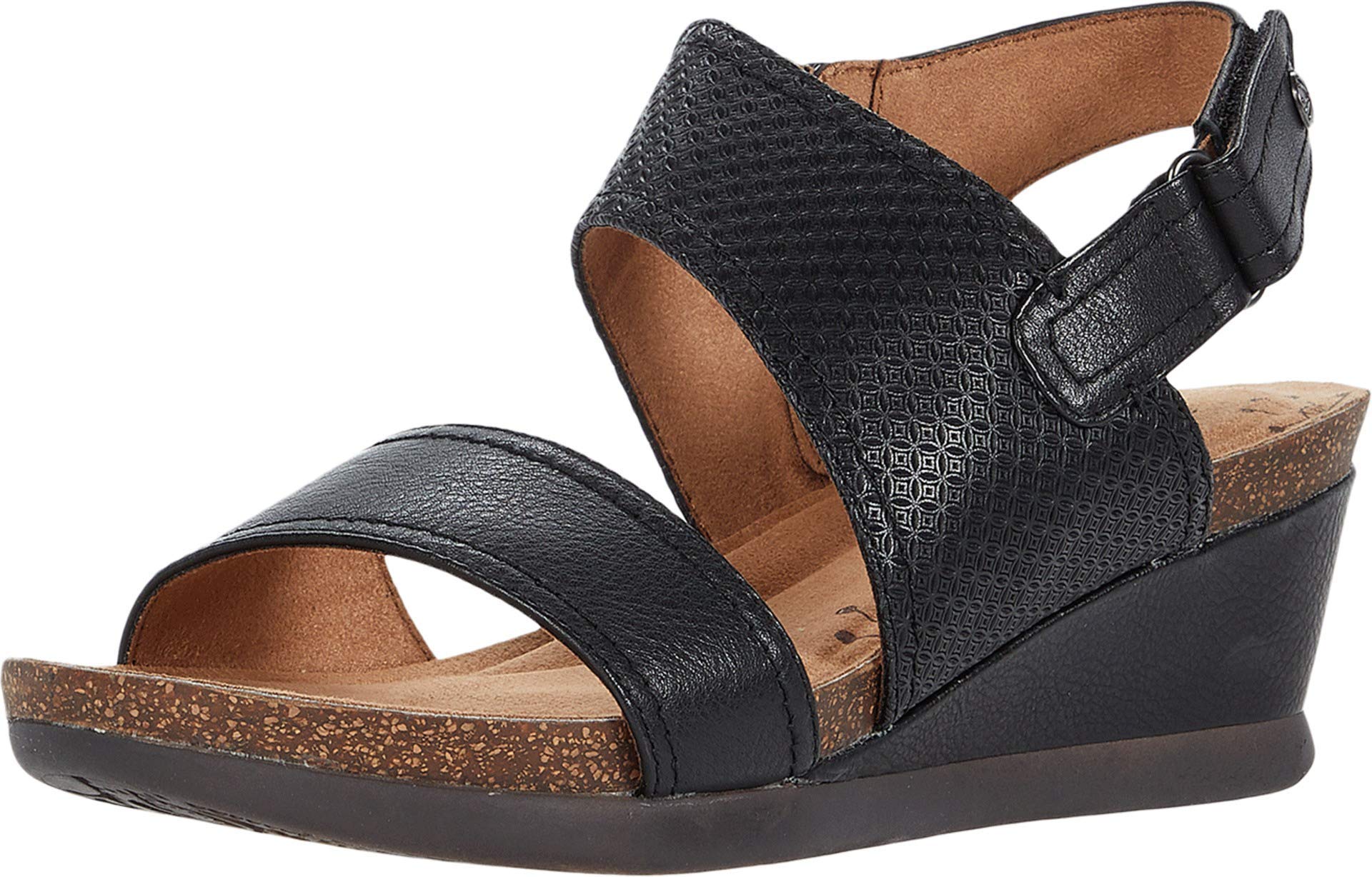 Cobb Hill Women's Shona Slingback Wedge Sandal - Comfortable Casual & Dressy Shoes for Summer Walking, Travel, and Outdoor Activities