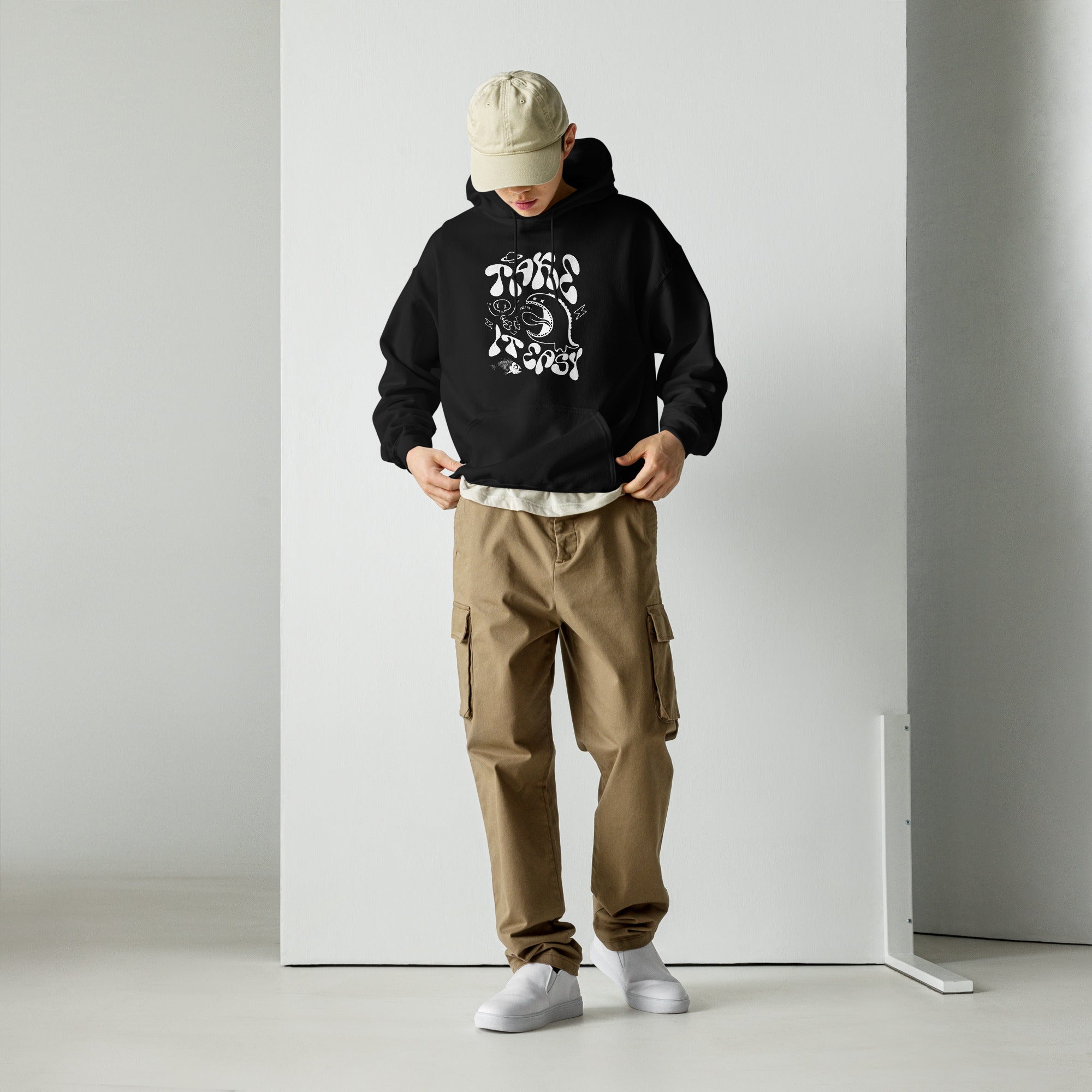 Take It Easy Unisex Hoodie - Soft & Comfortable Pullover Sweatshirt for Men & Women | Perfect for Casual Wear, Gym, and Outdoor Activities