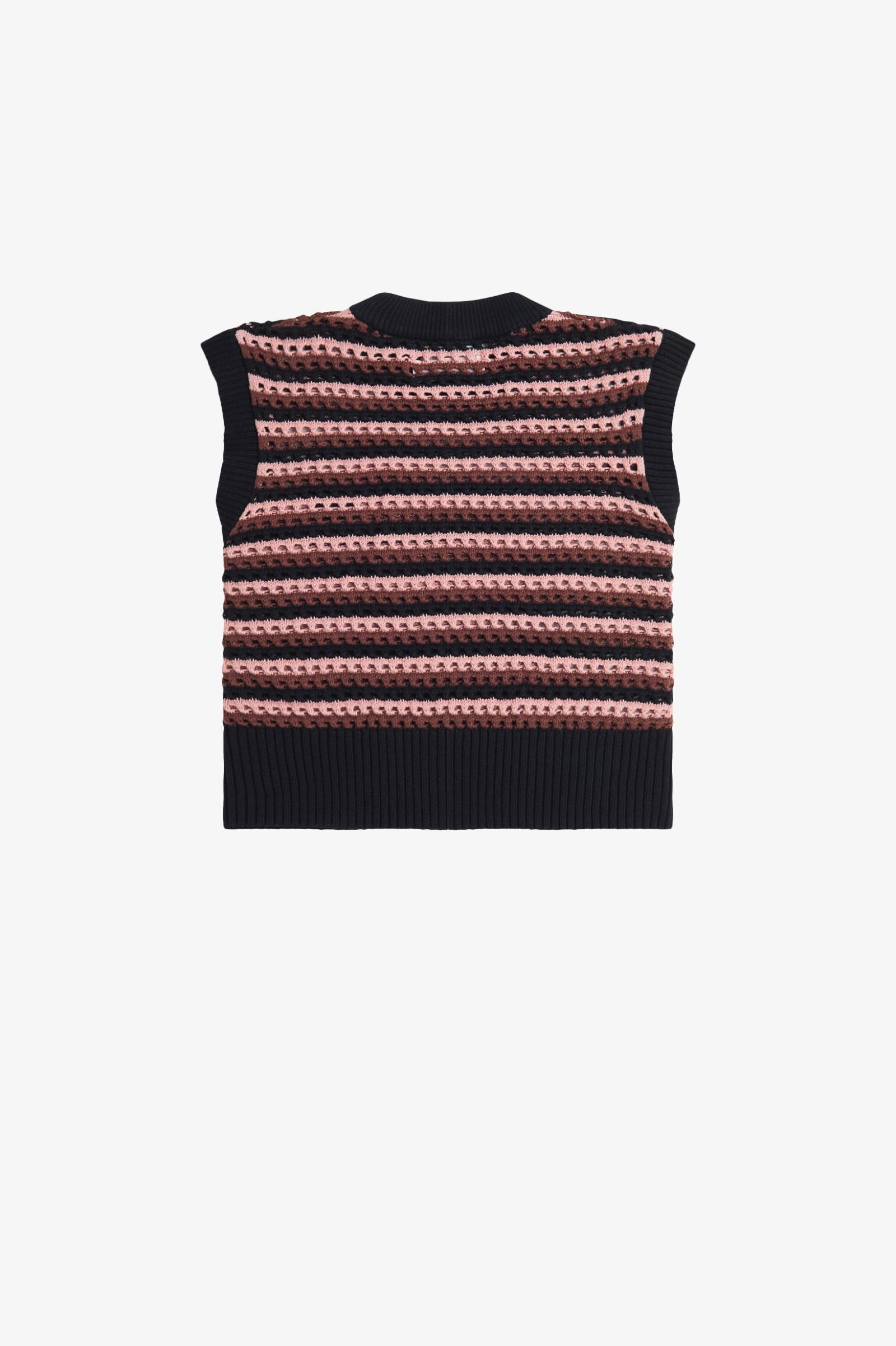 Amy Winehouse Open Knit Tank Top - Women's Vintage Style Summer Sleeveless Shirt for Casual Wear, Beach Outfits & Music Festivals