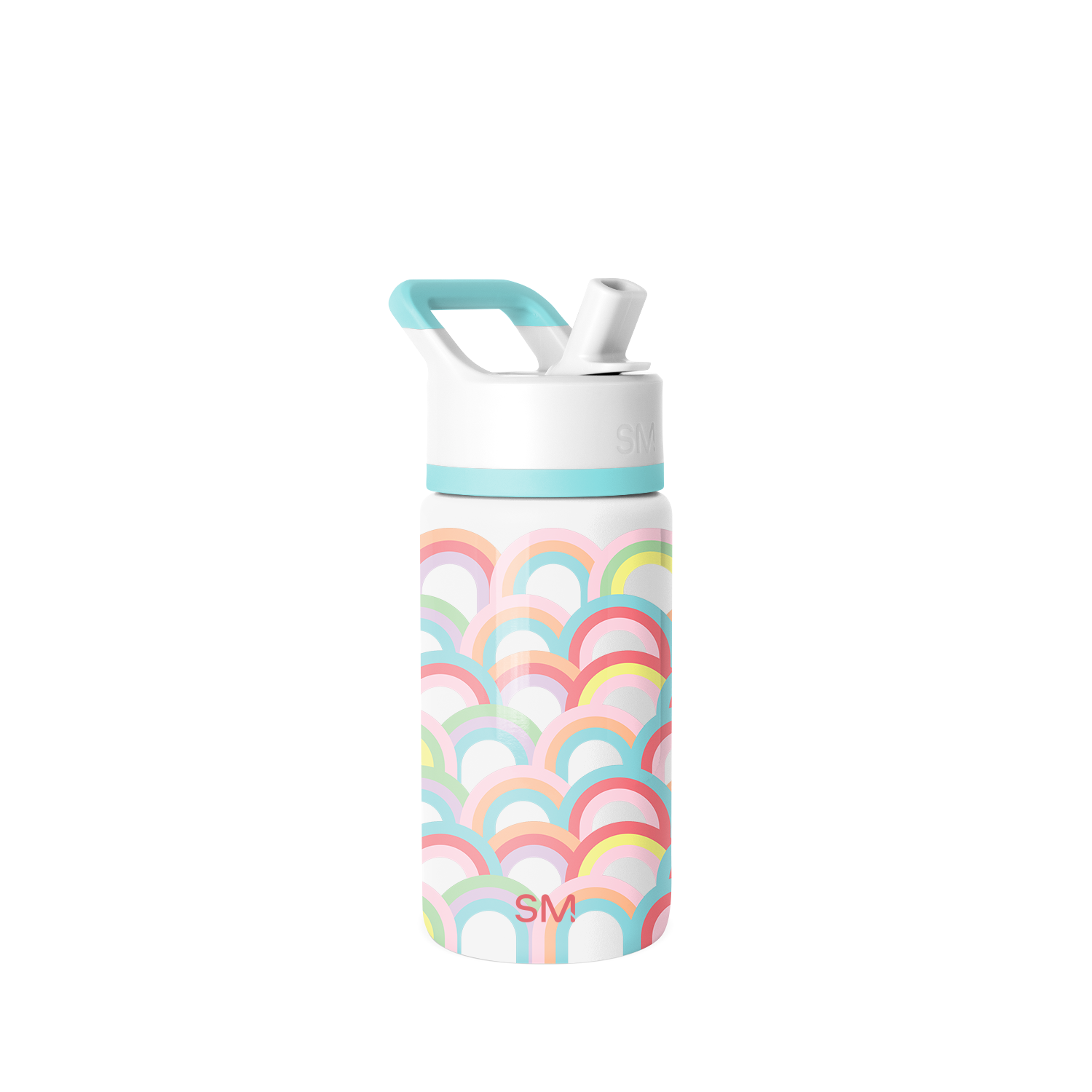 Summit Kids Water Bottle with Straw Lid - BPA Free, Leak Proof, Insulated Stainless Steel Bottle for School, Sports & Outdoor Activities