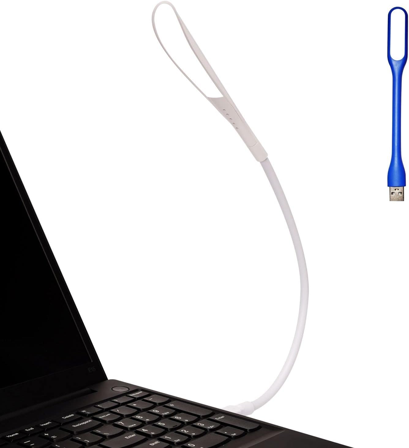 Mini USB Light for Laptop - Flexible USB Keyboard Light with Dimmable 3-Level Brightness (14 LED Beads, Touch Switch) - Perfect for Night Typing, Reading & Office Work