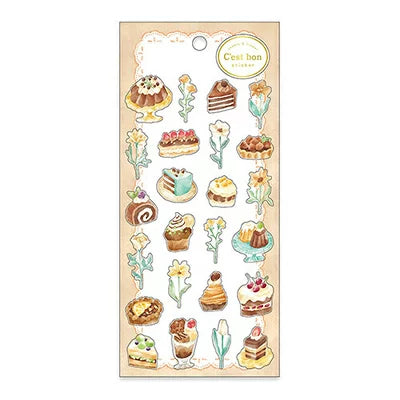 C'est Bon Beige Sticker - Premium Aesthetic Vinyl Decals for Laptops, Water Bottles & Notebooks | Perfect for DIY Crafts, Scrapbooking & Home Decor