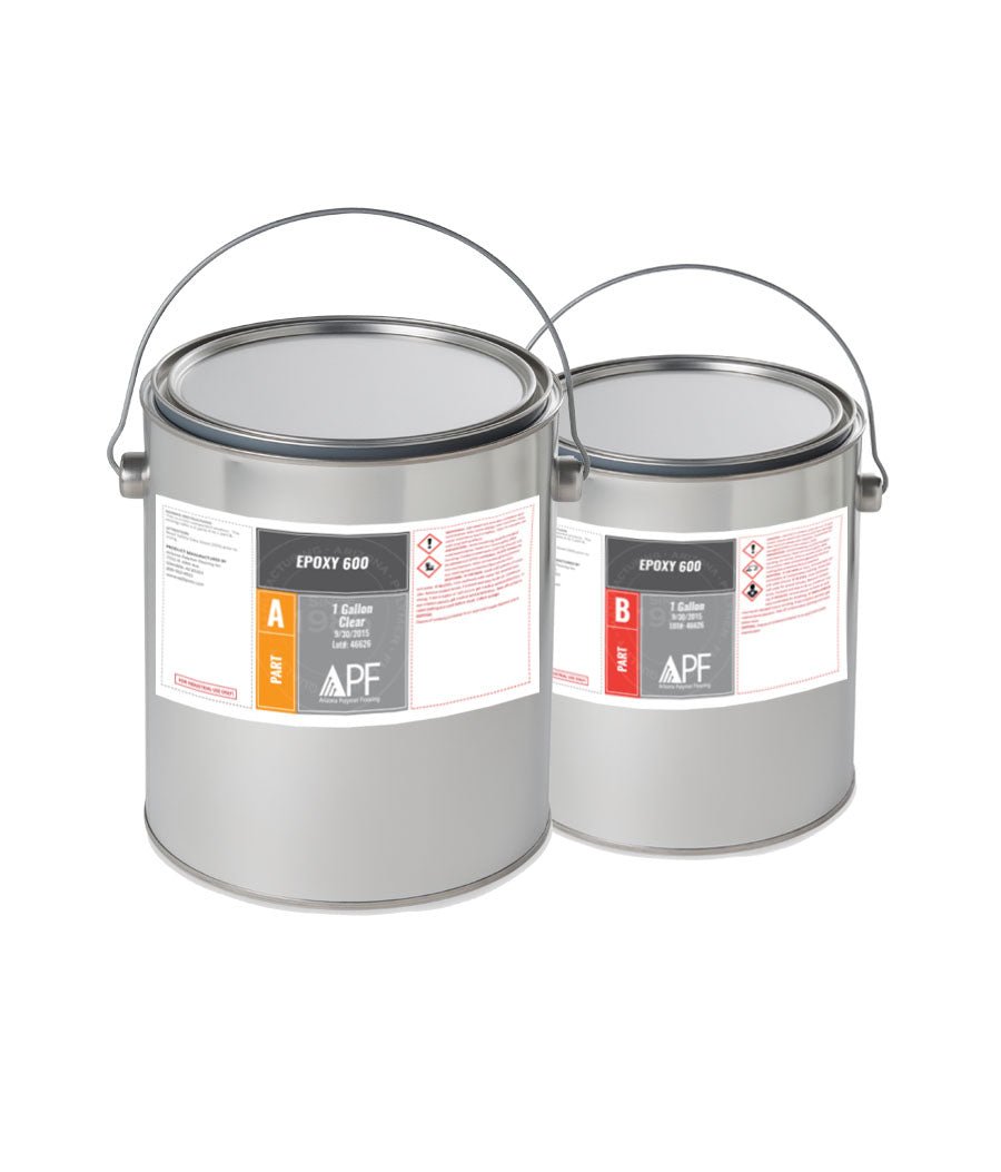APF Epoxy 600 Clear High Gloss Resin Kit - Premium Crystal Clear Epoxy for Tabletops, Countertops, Bar Tops, Wood Sealing & DIY Crafts - Perfect for Home Decor, Jewelry Making & Art Projects
