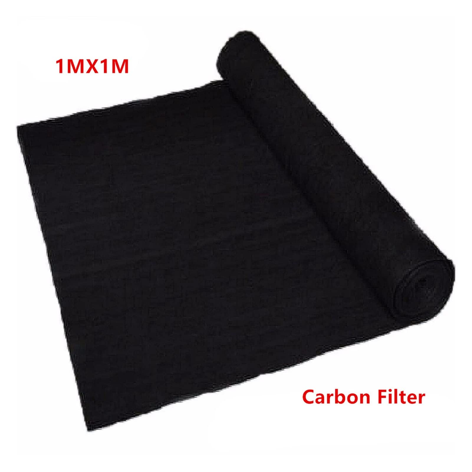 LANGshaw 1m x 1m Air Conditioner Filter Fabric - 5mm/10mm Thickness, Black - Replacement Filter Material for AC Units & Air Purifiers - Perfect for Home, Office & HVAC System Maintenance