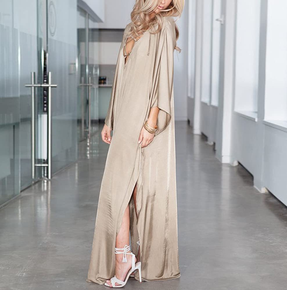 Women's Lightweight Loungewear Robe - Flowy Caftan Dress for Beach Cover Up, Swimwear Wrap, Casual Summer Wear | Perfect for Poolside, Vacation & Relaxing at Home