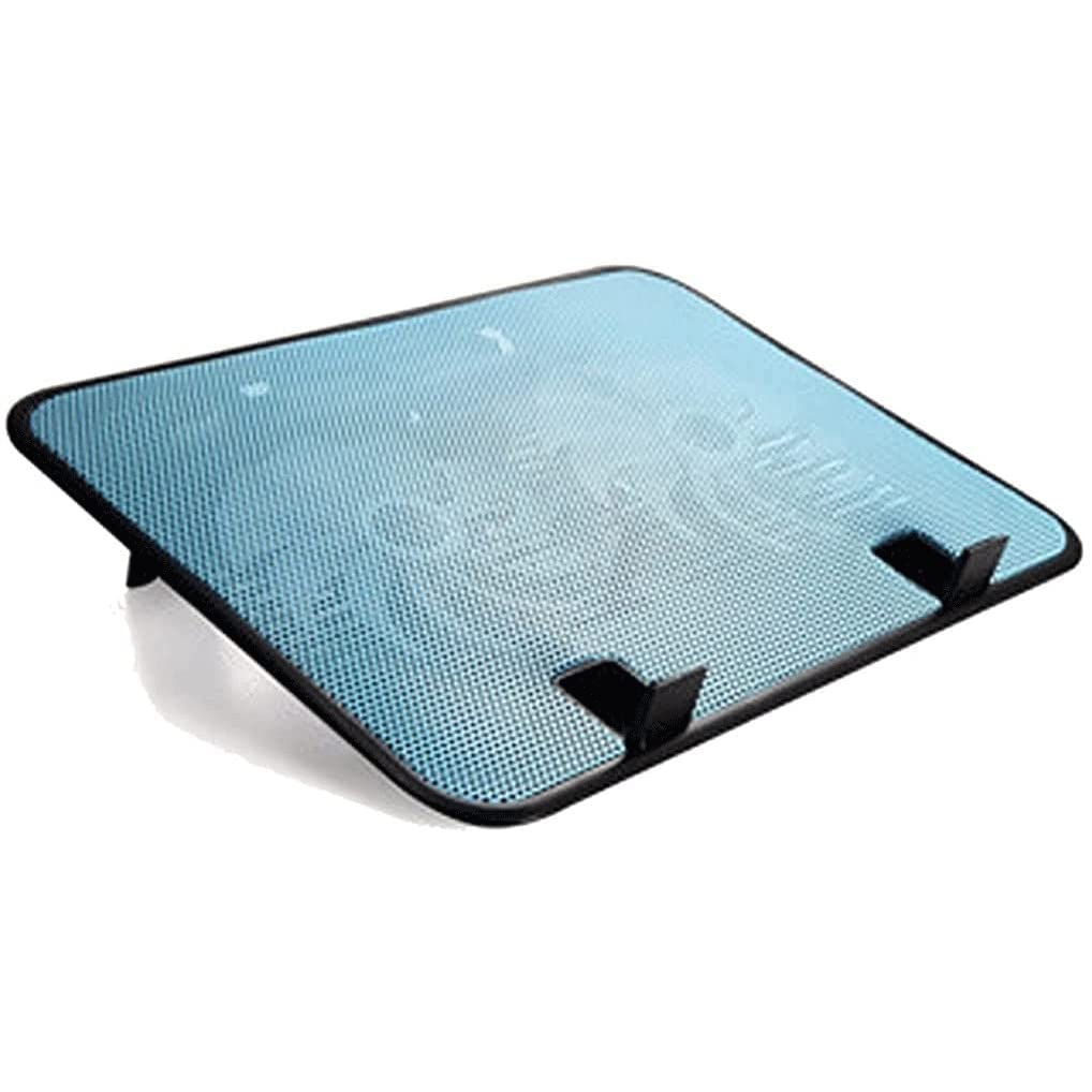 14 Inch Laptop Cooling Pad with Dual USB Fans - Slim Metal Stand for Notebooks | High Speed & Silent Cooling | Perfect for Gaming, Office & Home Use (Black)