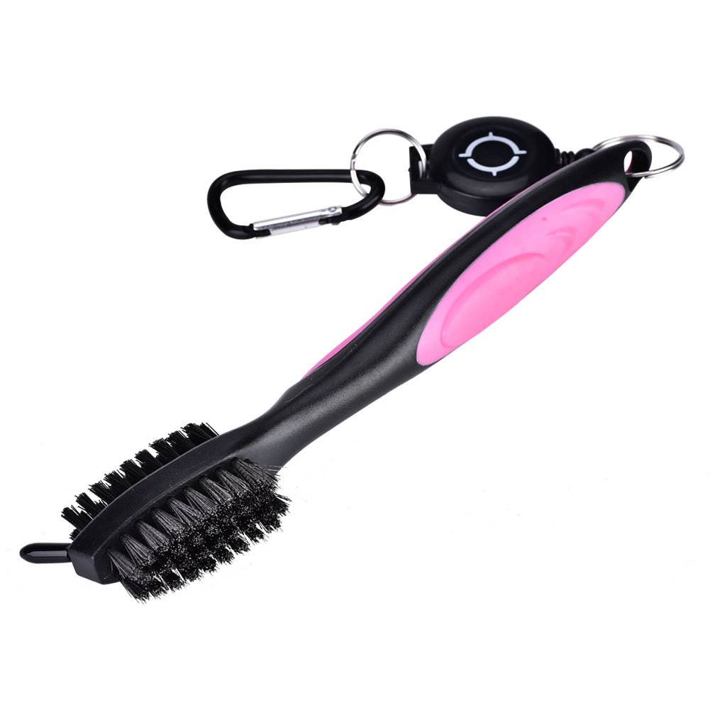 VGEBY1 Retractable Golf Club & Ball Cleaner Brush - Multipurpose Golf Cleaning Tool for Club Heads, Grooves & Golf Balls | Perfect for On-Course Cleaning, Practice Sessions & Equipment Maintenance