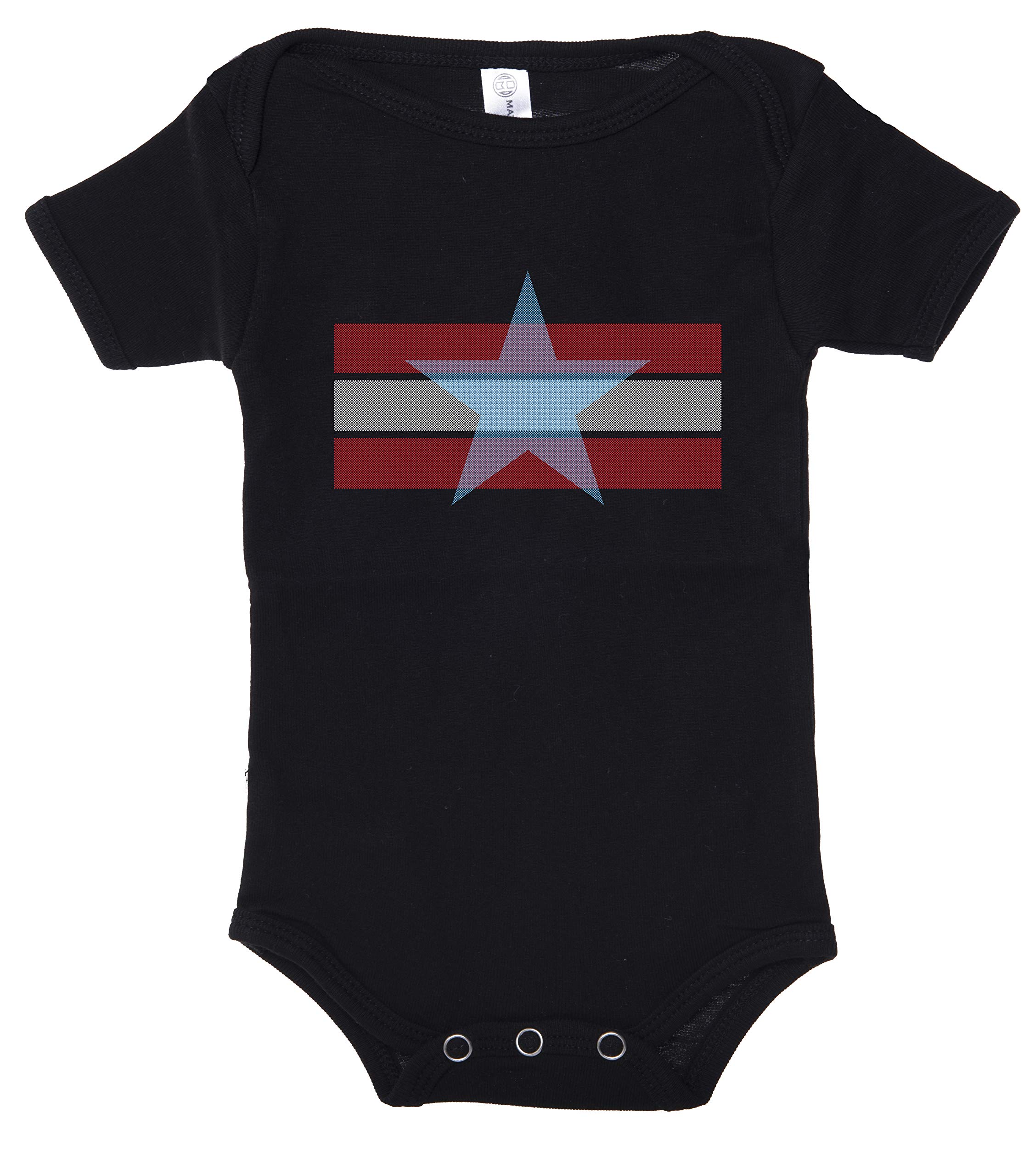 Stars and Stripes Baby Romper - Patriotic 4th of July Outfit for Boys & Girls | USA Flag Baby One-Piece Bodysuit | Perfect for Independence Day Celebrations, Family Photos & National Holidays
