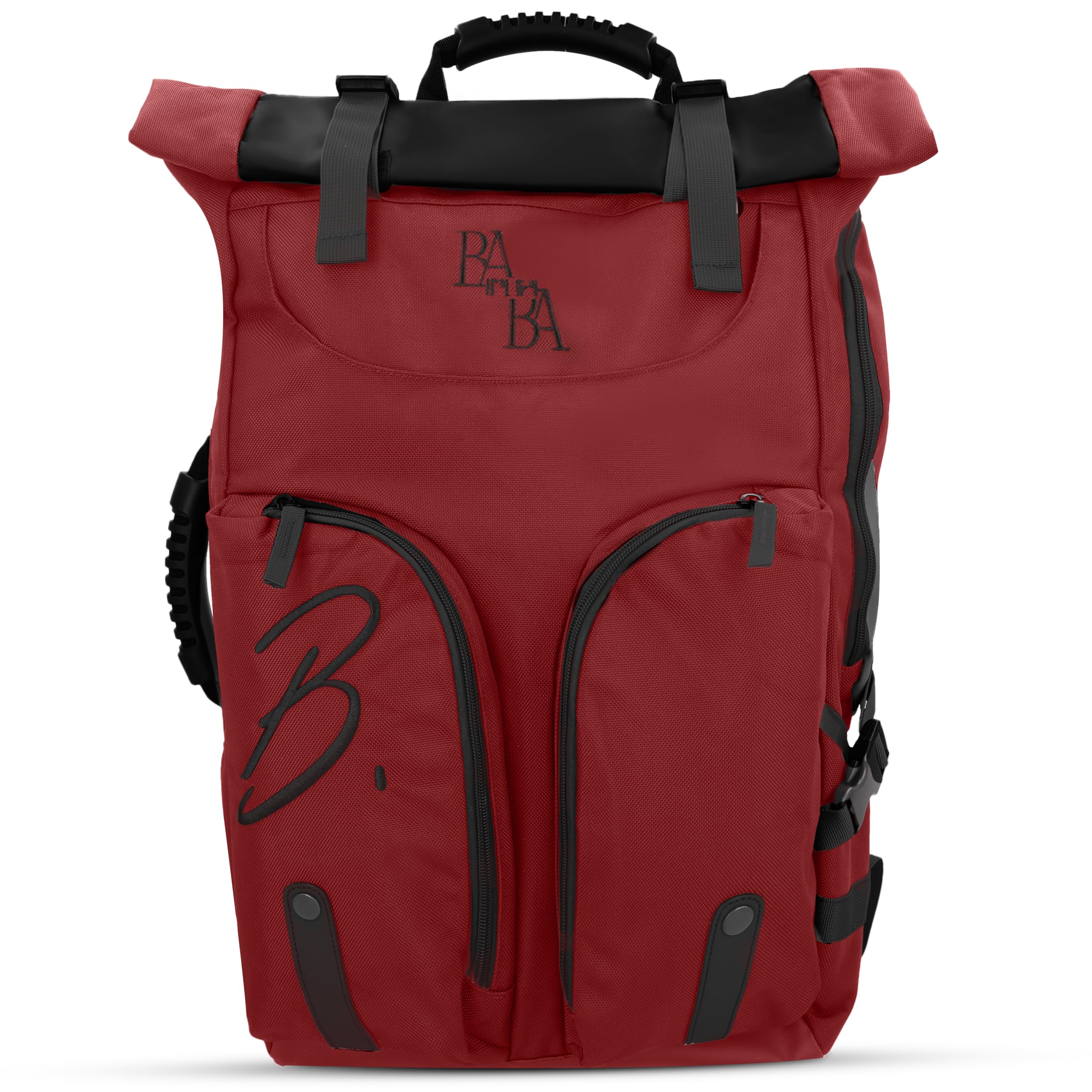 BABA Motoni Waterproof Laptop Backpack for Women & Men - 17 Inch Laptop Backpack with Multiple Pockets, 37L Capacity, Durable Office & College Backpack - Perfect for Work, Travel & School (Red)