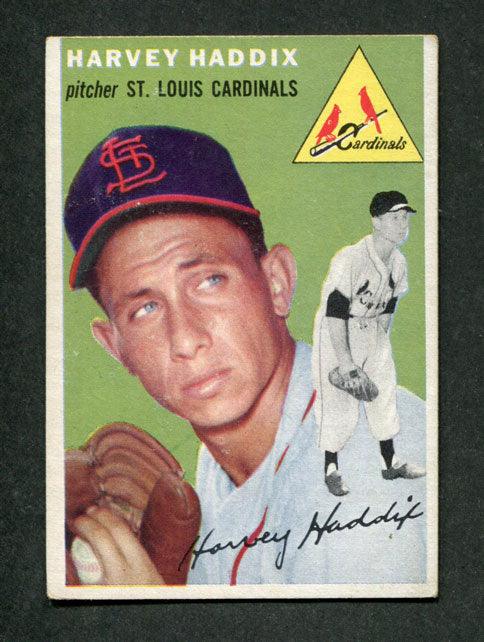 1954 Topps #9 Harvey Haddix St. Louis Cardinals Vintage Baseball Card - Perfect for Collectors, Sports Memorabilia & Baseball History Enthusiasts