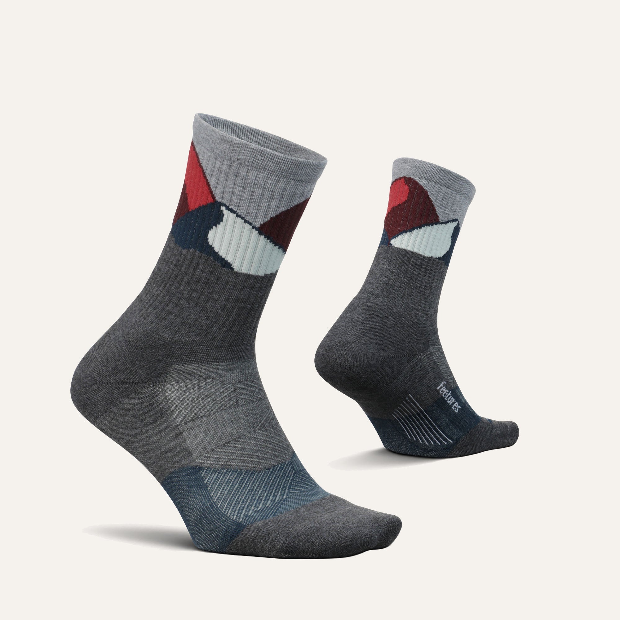 Trail Max Cushion Mini Crew Socks - Breathable Hiking & Running Socks for Men & Women - Perfect for Outdoor Adventures, Gym Workouts & Daily Comfort