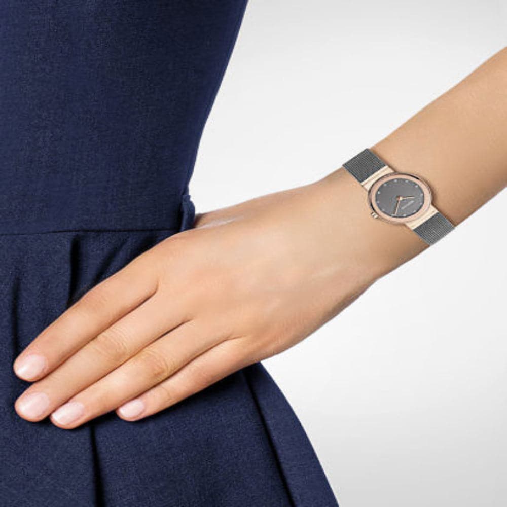 BERING 10126 369 Classic Women's Watch - Elegant Stainless Steel Analog Timepiece with Mineral Crystal, Water Resistant for Everyday Wear & Office Use
