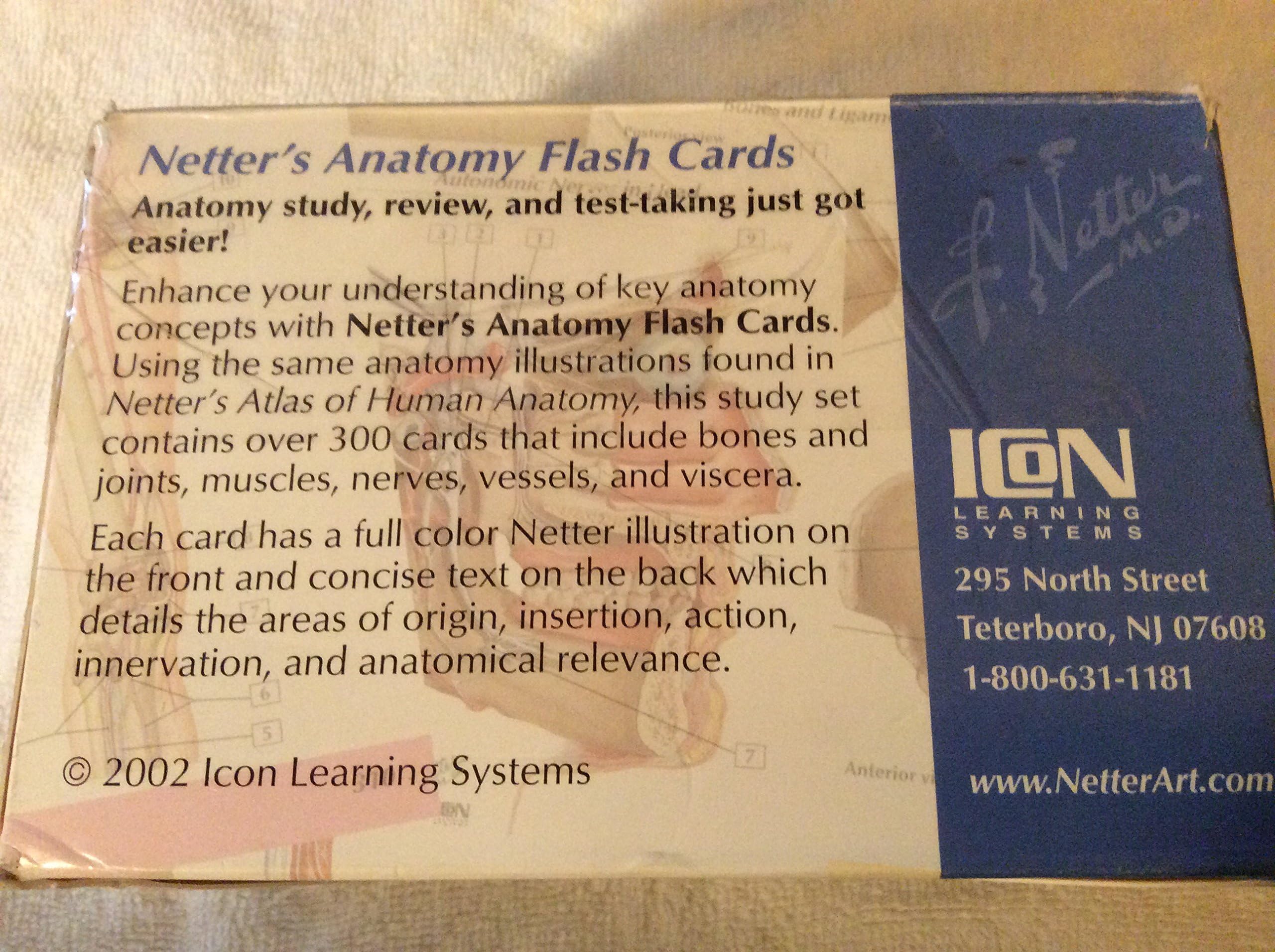 Netter's Anatomy Flash Cards - Premium Medical Study Cards for Students & Professionals | Perfect for USMLE, NCLEX & Medical School Exam Prep