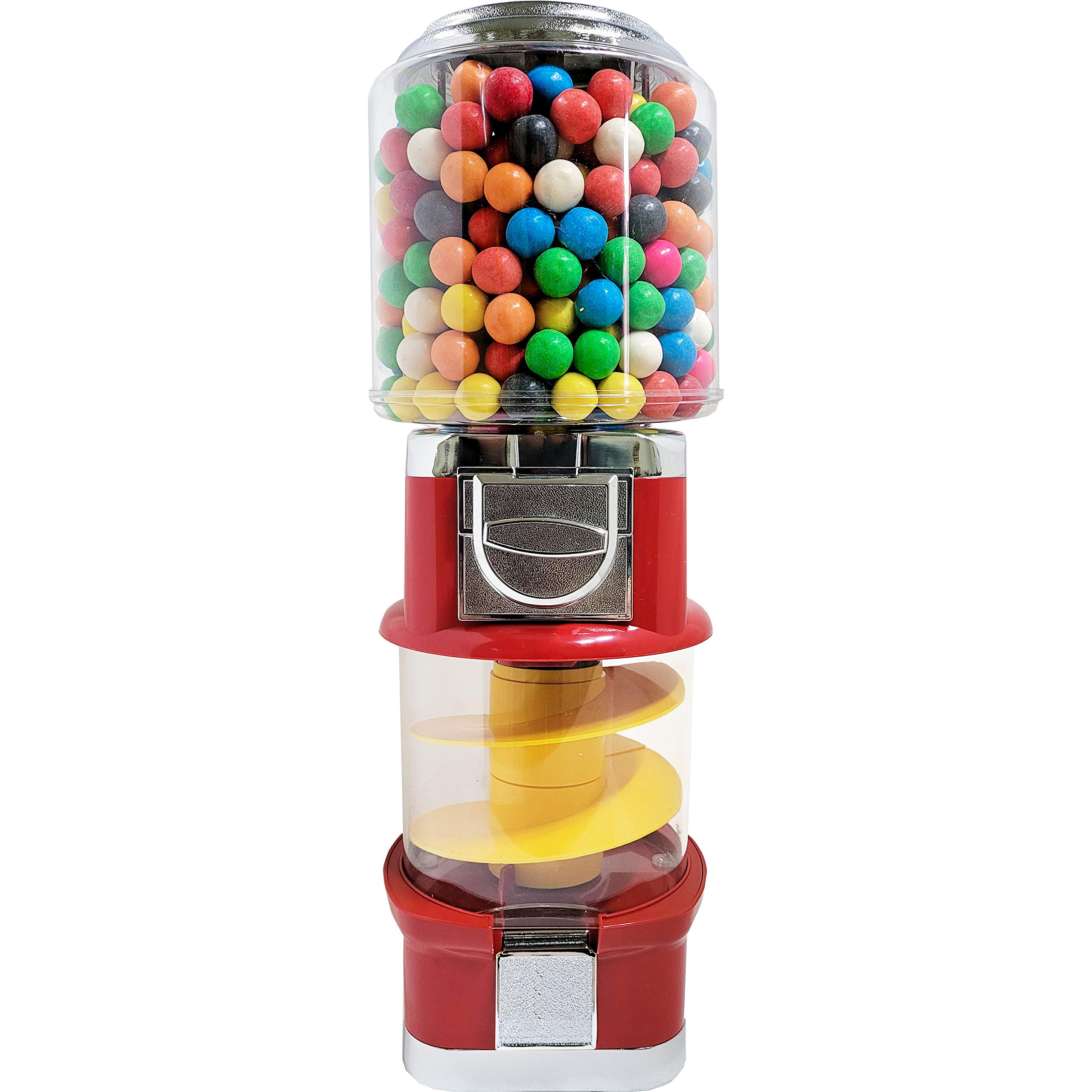 Mini Spiral Gumball Machine 23 Inches Tall - Retro Candy Dispenser for Home, Office & Party Decor | Perfect for Kids, Gumball Lovers & Vintage Collectors