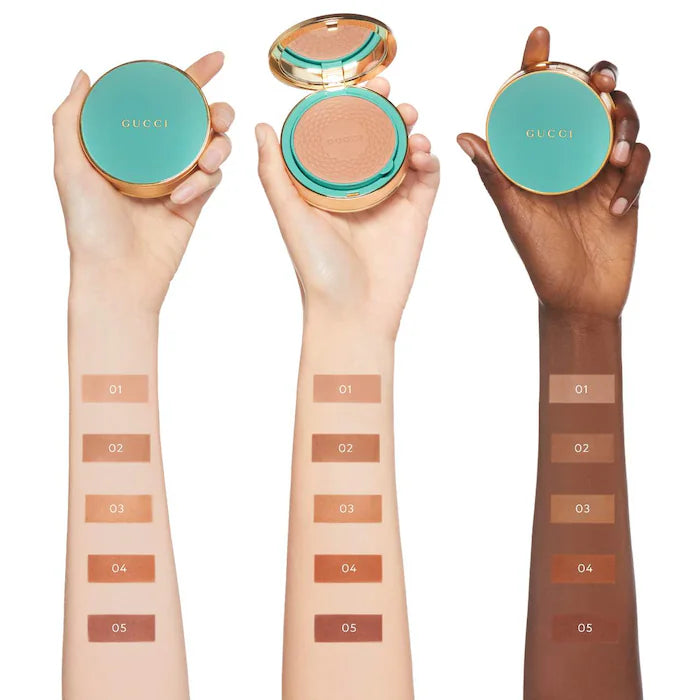 Gucci Bronzer Sun-Kissed Glow - Matte & Shimmer Makeup for Contouring & Highlighting | Perfect for Summer Tan & Natural Glow | Day to Night Makeup Essential
