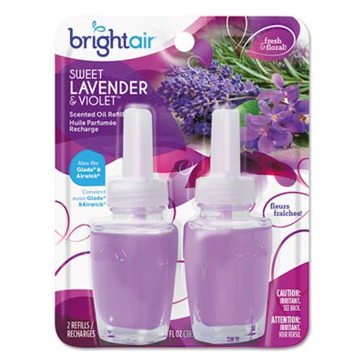 Sweet Lavender & Violet Electric Scented Oil Refill - 0.67oz Jar (2-Pack) for Aromatherapy Diffusers & Home Fragrance
