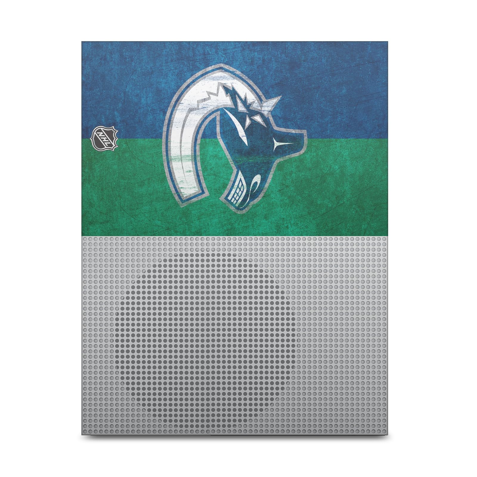 Official NHL Licensed Head Case Designs Vancouver Canucks Distressed Vinyl Skin Sticker Bundle - Compatible with Xbox One S Console & Controller - Perfect for Gamers & Sports Fans Decor