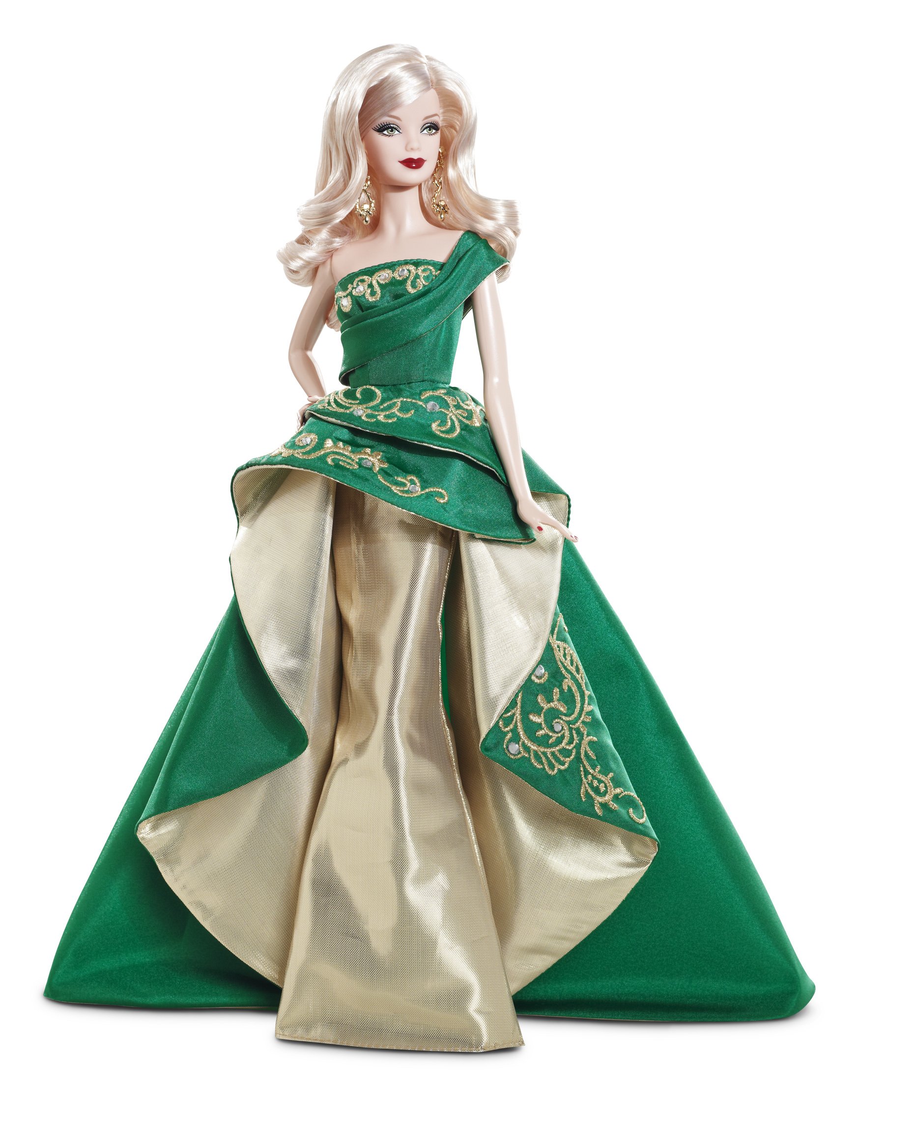 Barbie Collector 2011 Holiday Doll - Limited Edition Christmas Barbie with Elegant Red Gown, Perfect for Holiday Decorations, Gift Giving & Collector's Display