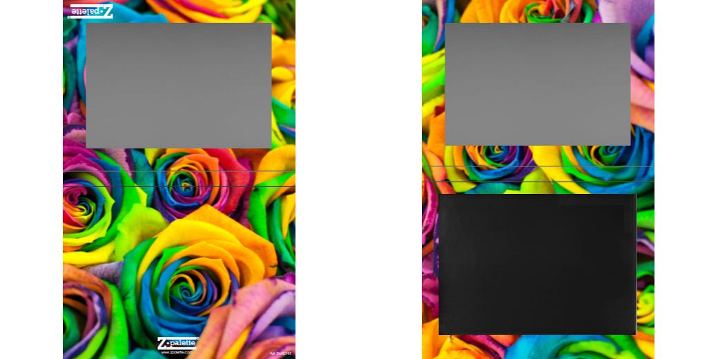 Custom Extra Large Z Palette - Magnetic Makeup Palette for Eyeshadows & Blush - Perfect for Professional Makeup Artists & Travel