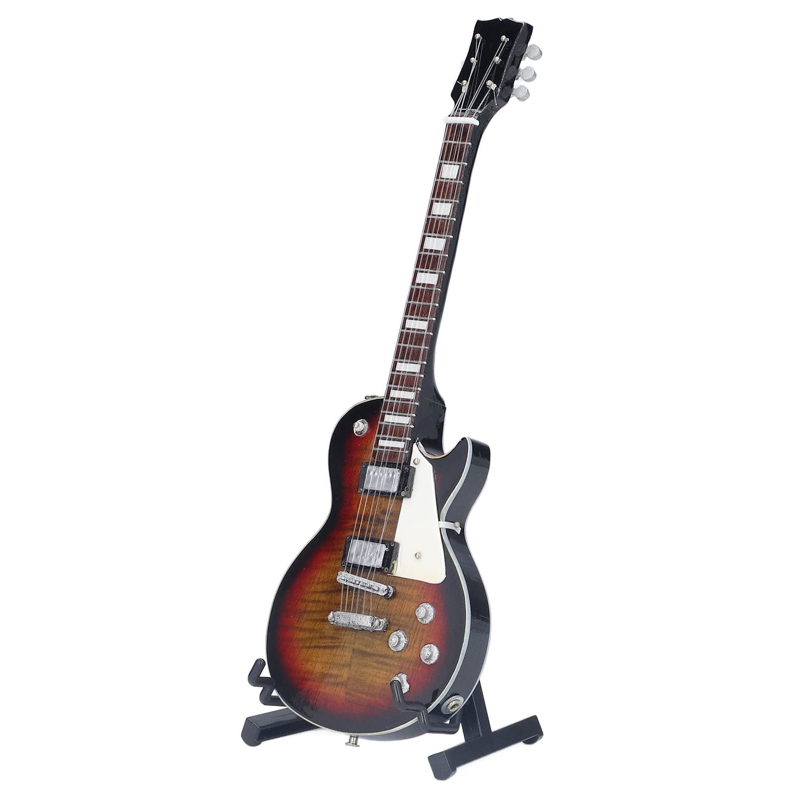Mini Electric Guitar Model Toy - Wooden Musical Instrument Gift for Collectors & Jewelry Display - Perfect for Home Decor, Music Lovers & Unique Gifts