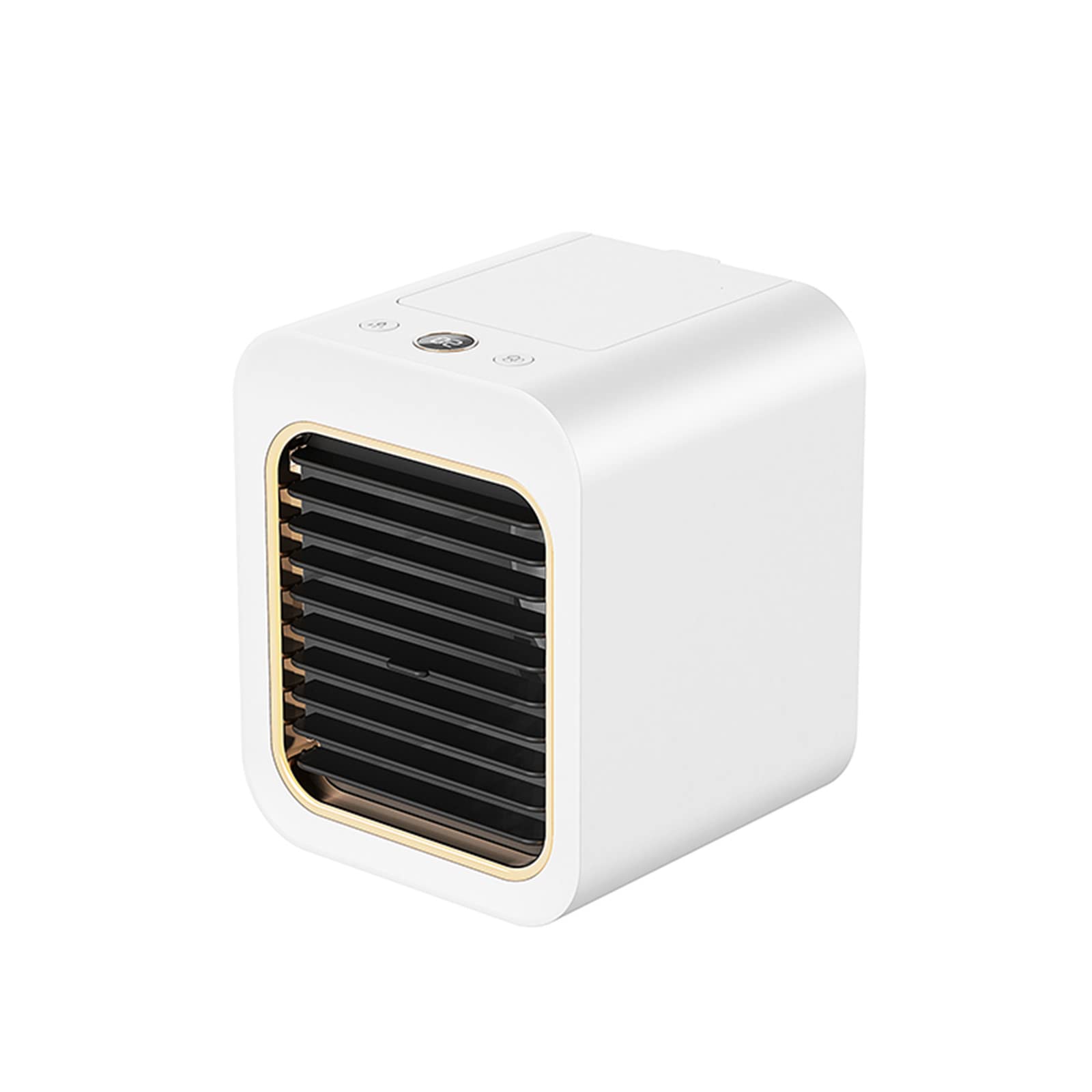 Portable USB Air Cooler Fan - 3 Speed Mini Evaporative Cooling Fan with Phone Holder | Personal Desk Air Conditioner for Home, Office & Outdoor Use