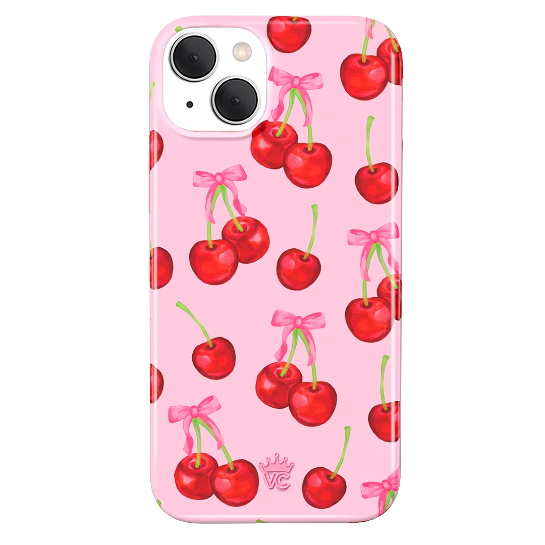 Sweet Cherry Pattern iPhone Case - Cute & Durable Phone Cover for iPhone 13/14/15 Pro Max - Perfect for Everyday Use, Travel & Gift Giving