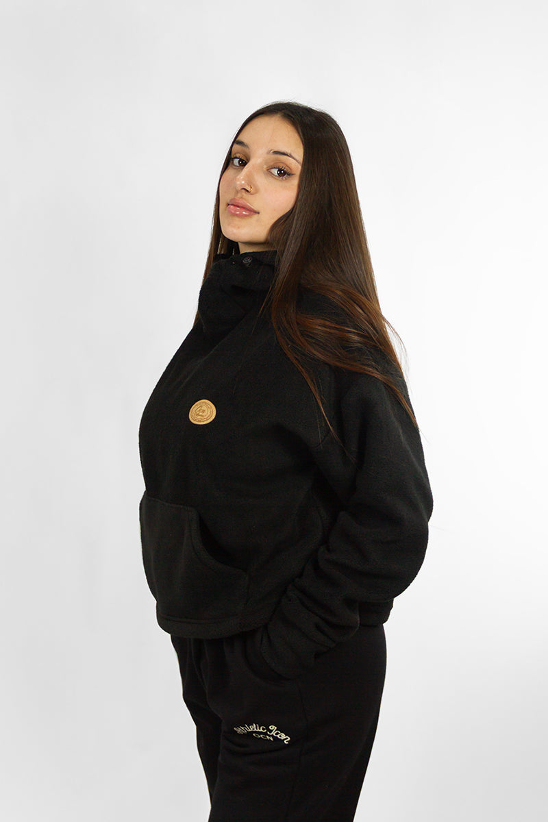 Women's Buzo Ocn Riga Black 601Z8 - Stylish & Comfortable Hoodie for Casual Wear, Gym & Outdoor Activities