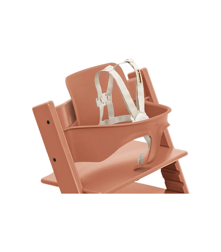 Stokke Tripp Trapp High Chair with Baby Set & Safety Harness - Adjustable Wooden Chair for Toddlers & Infants - Perfect for Dining, Feeding, and Family Mealtime