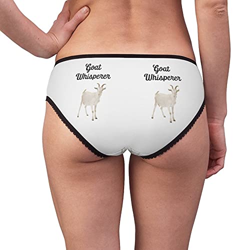 Goat Whisperer Women's Cotton Briefs - Funny Underwear for Women | Comfortable & Breathable Panties for Everyday Wear, Gifts, and Themed Parties