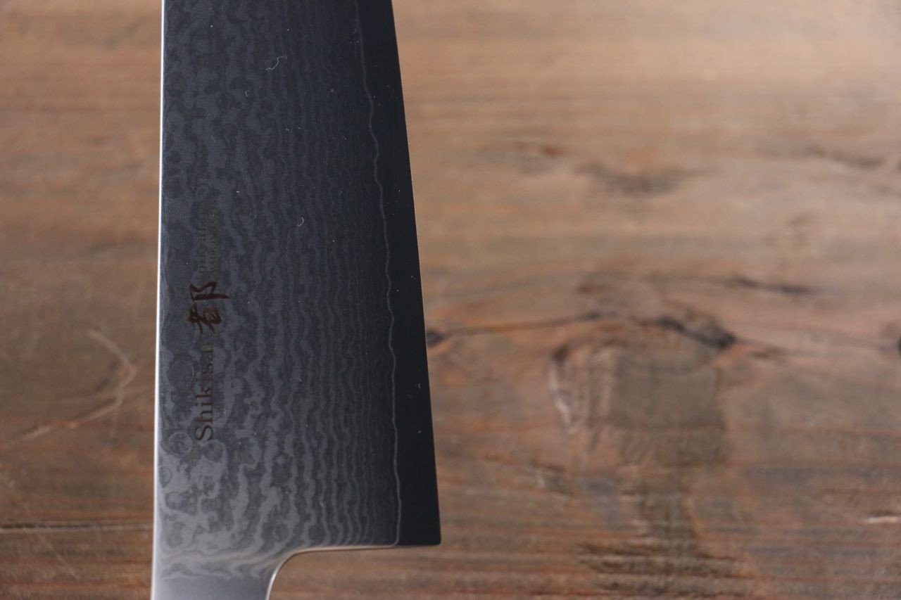 Premium Miyako AUS8 33-Layer Damascus Santoku Knife 180mm - Japanese Kitchen Knife for Professional Chefs & Home Cooking - Perfect for Slicing, Dicing & Mincing Vegetables, Meat & Fish