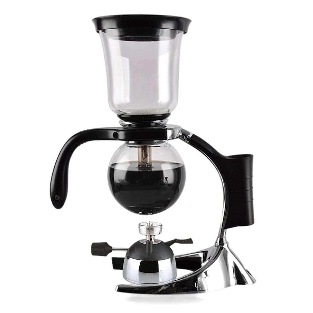 LICHUAN Glass Siphon Coffee Maker - Handmade Tabletop Coffee Brewing System for Home, Office & Gifts | Perfect for Cold Brew, Espresso & Specialty Coffee Lovers | Ideal for Kitchen Counter, Office Breakroom & Housewarming Gifts