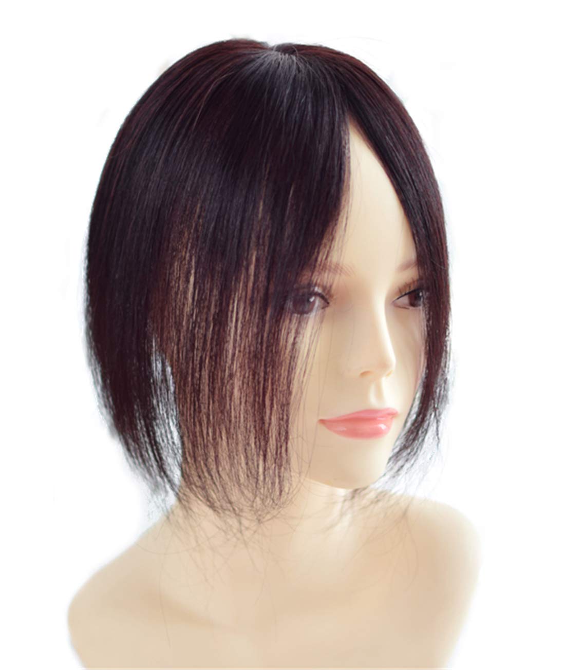 5 x 8cm Mono Crown Topper Human Hair for Women - 10