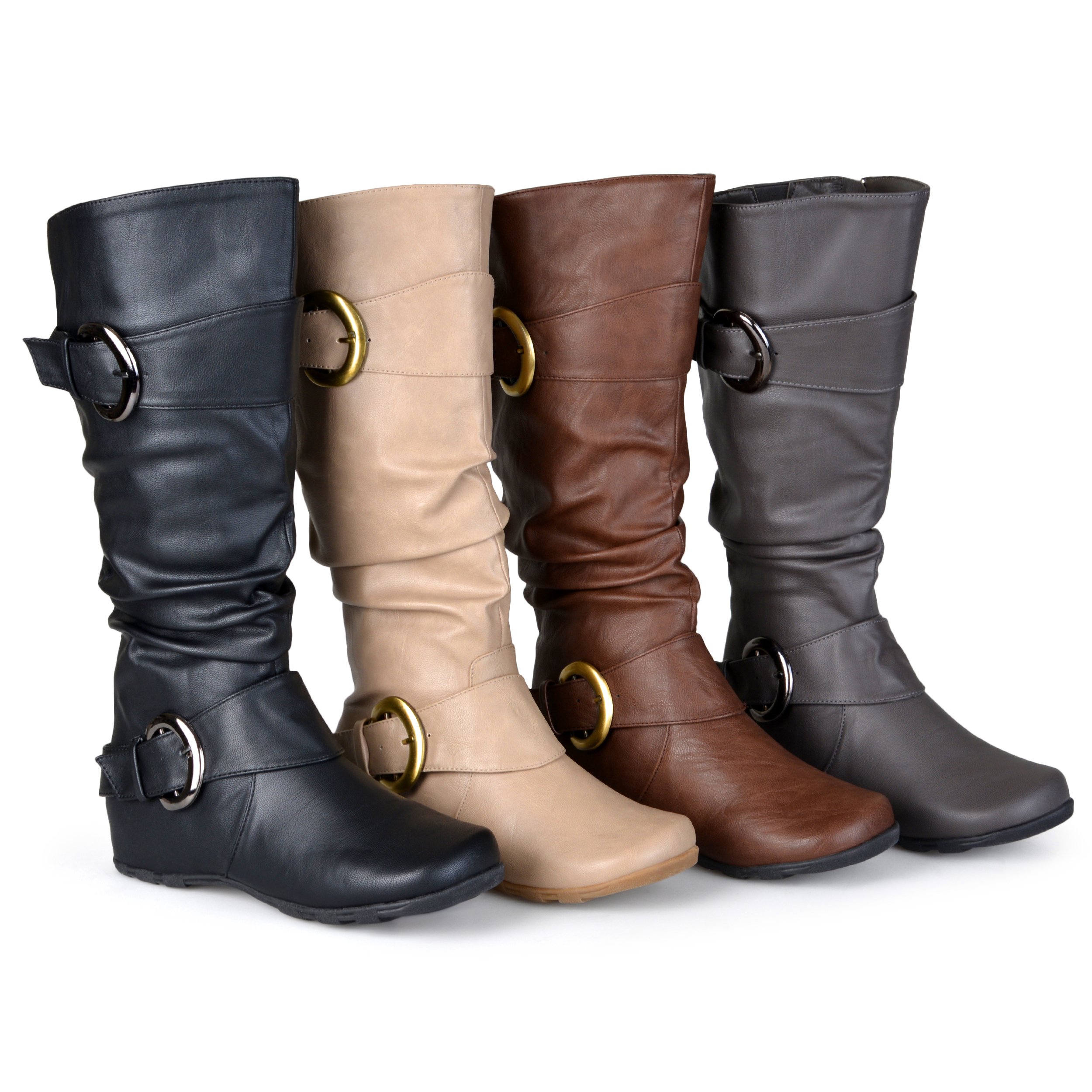 Journee Women's Paris Hidden Wedge Riding Boots - Comfortable & Stylish Ankle Boots for Women | Perfect for Casual Outfits, Work & Riding