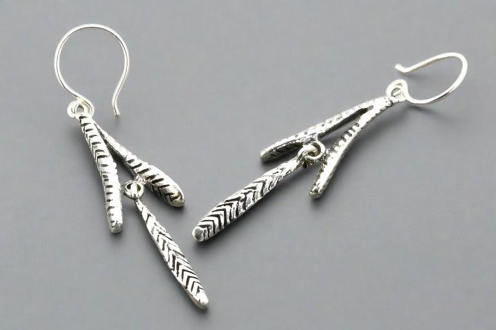 Samurai Earrings for Men & Women - 925 Sterling Silver Japanese Warrior Jewelry - Perfect for Cosplay, Anime Conventions & Unique Fashion Statements