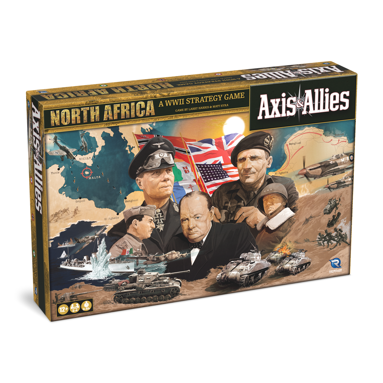 Axis & Allies: North Africa - WWII Strategy Board Game | Historical War Game for Adults & Teens | Perfect for Game Nights & History Enthusiasts