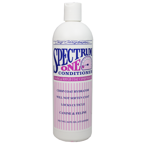 Spectrum One Coarse & Rough Coat Conditioner for Dogs - 3 Sizes (8oz, 16oz, 32oz) | Moisturizing & Detangling Dog Conditioner for Rough Coats | Perfect for Grooming & Daily Coat Care at Home or Professional Use