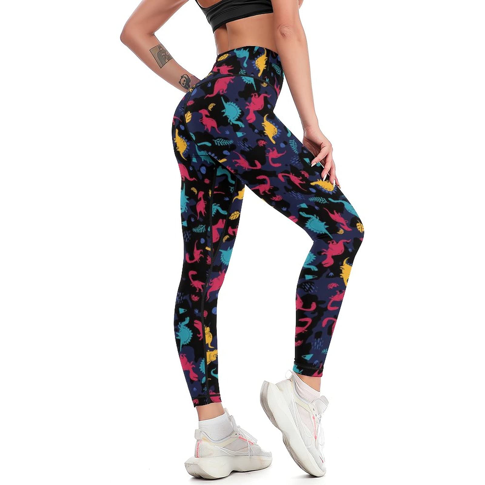 Cerburny High Waisted Yoga Pants for Women - Tummy Control Workout Leggings, Gym Athletic Spandex Pants for Running, Pilates & Lounge Wear