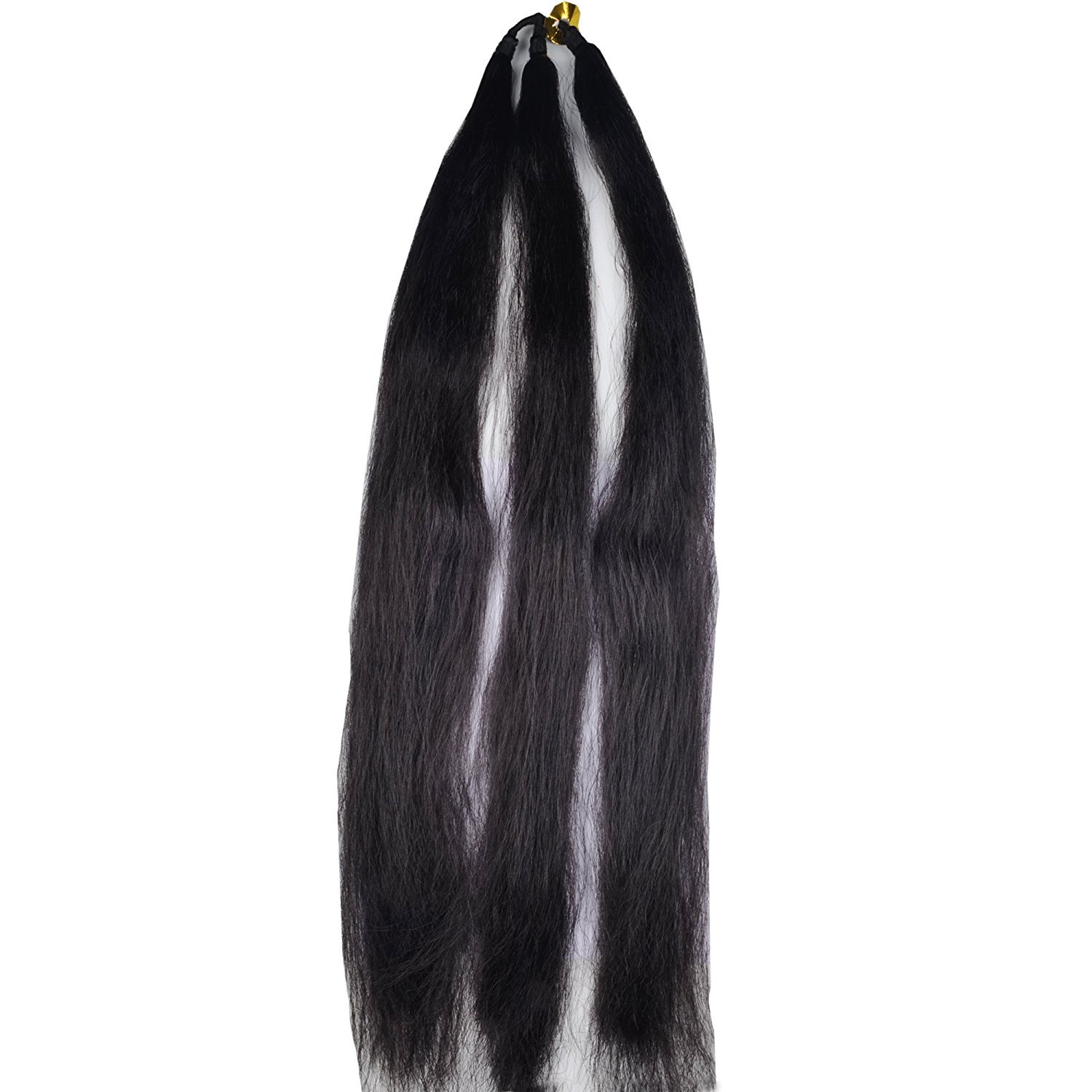 VIEWS Hair Extensions - 30 Inches Black Parandi Choti Hair for Women | Artificial Hair Braid for Styling, Weddings & Special Occasions