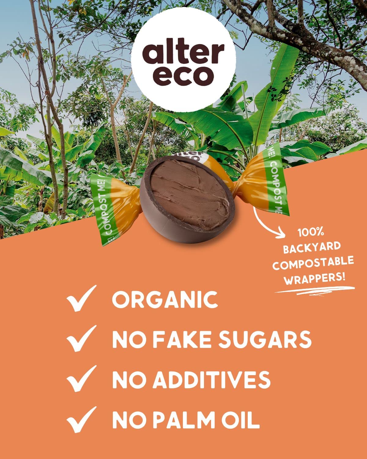 Organic Dark Chocolate Truffles with Salted Caramel - Fair Trade, Non-GMO - Perfect for Gifts & Desserts
