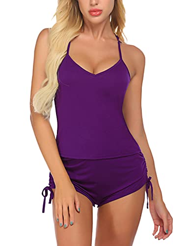 Avidlove Women's Sexy Sleepwear Set - Cami & Shorts Pajamas for Nightwear, Lingerie & Lounge Wear - Perfect for Valentine's Day, Anniversary Gifts & Cozy Nights In
