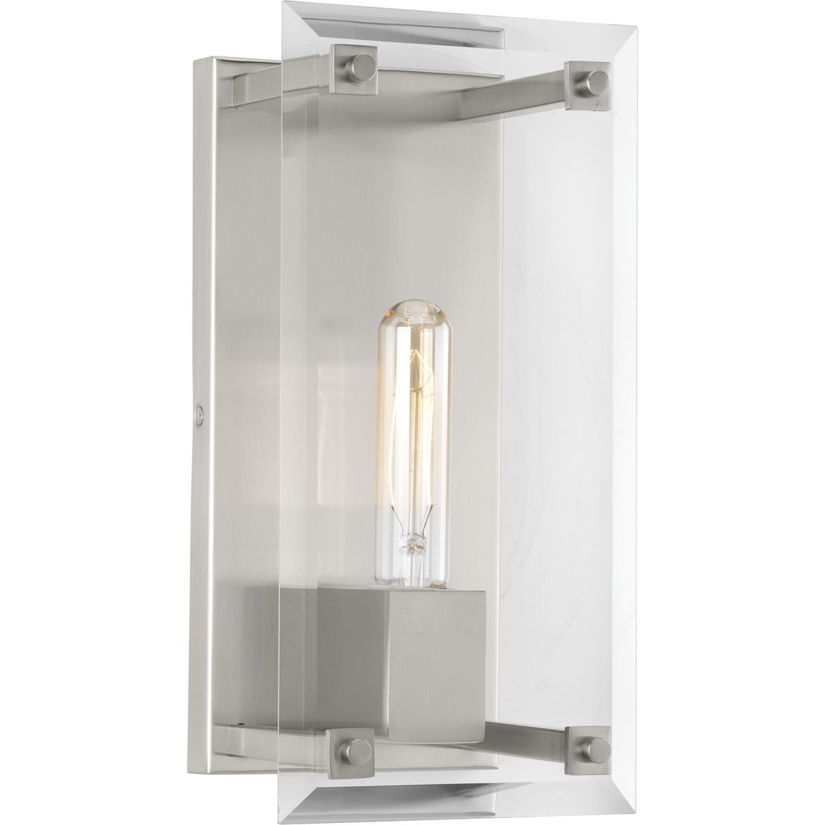 Hobbs Collection One Light Wall Sconce - Modern Brass Wall Light Fixture for Bedroom, Living Room & Hallway Lighting Decor