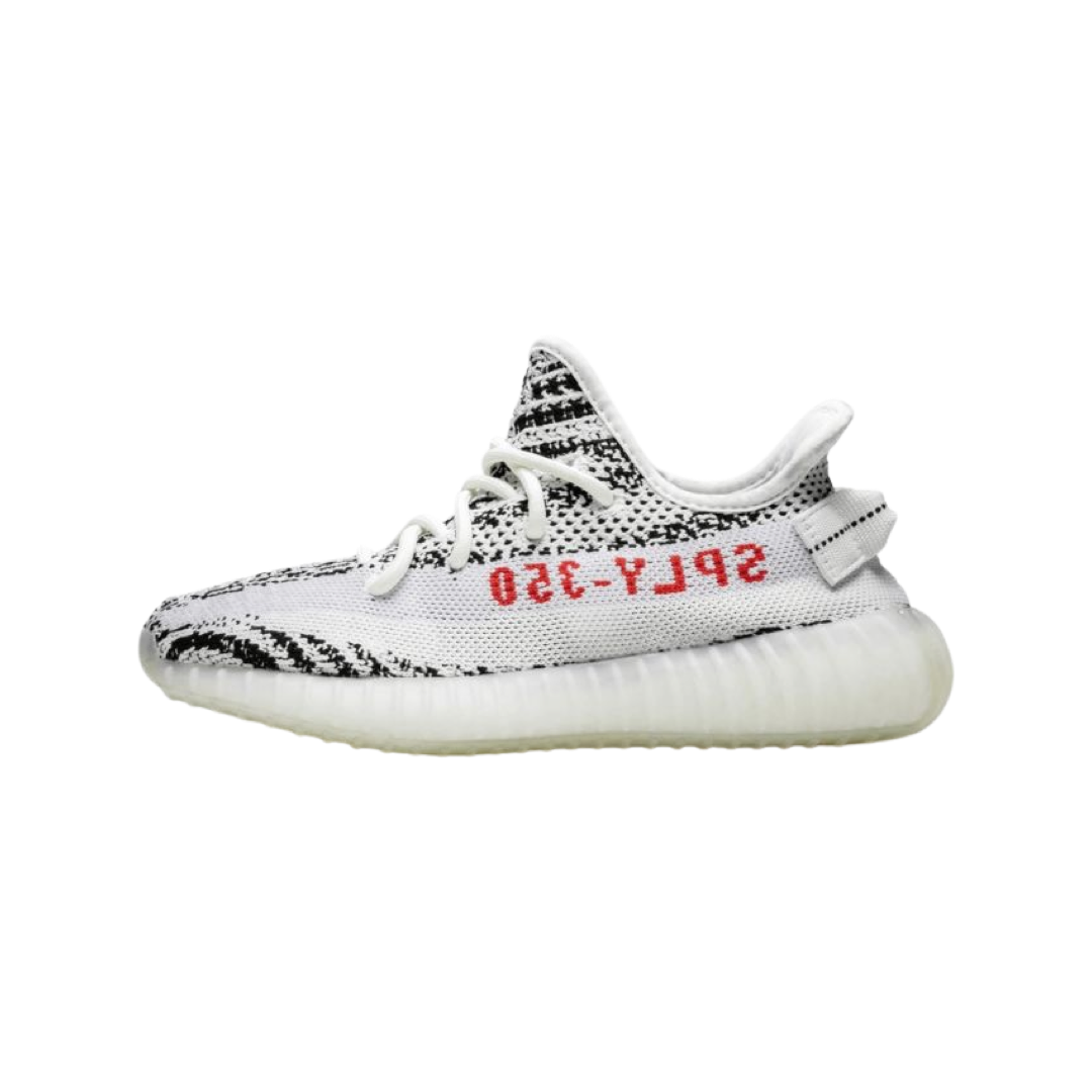 Adidas Yeezy Boost 350 V2 Zebra White Core Black Red Men's Running Shoes - Perfect for Gym Workouts & Streetwear Fashion