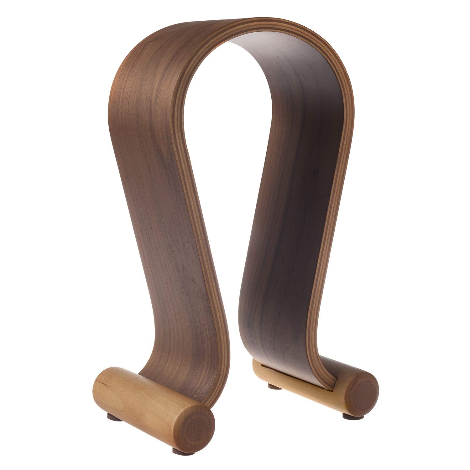 Premium Wooden Headphone Stand MC-815W - Universal Gaming Headset Holder with Vintage Design (10.1