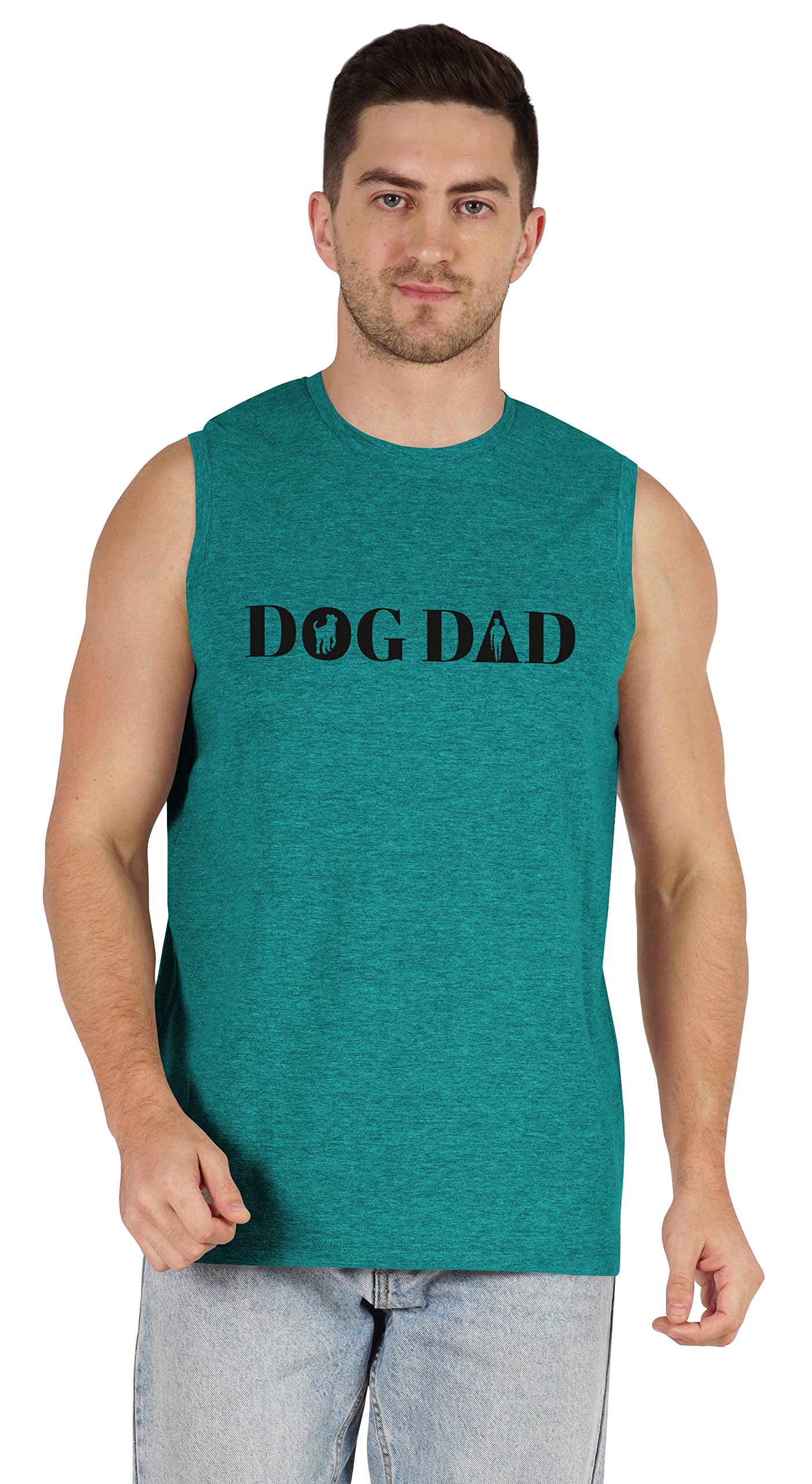 **Inkmeso Men's Graphic T-Shirt for Dog Lovers - Funny 