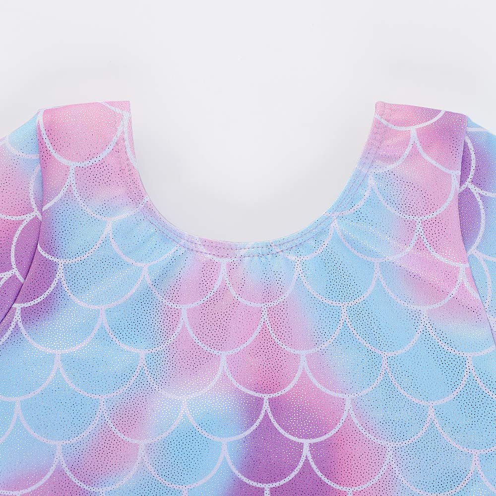 DAXIANG Girls Long Sleeve Gymnastics Leotard - Dance Unitard & Biketard for Ballet, Gymnastics & Performance - Stretchy Comfort for Training & Competition