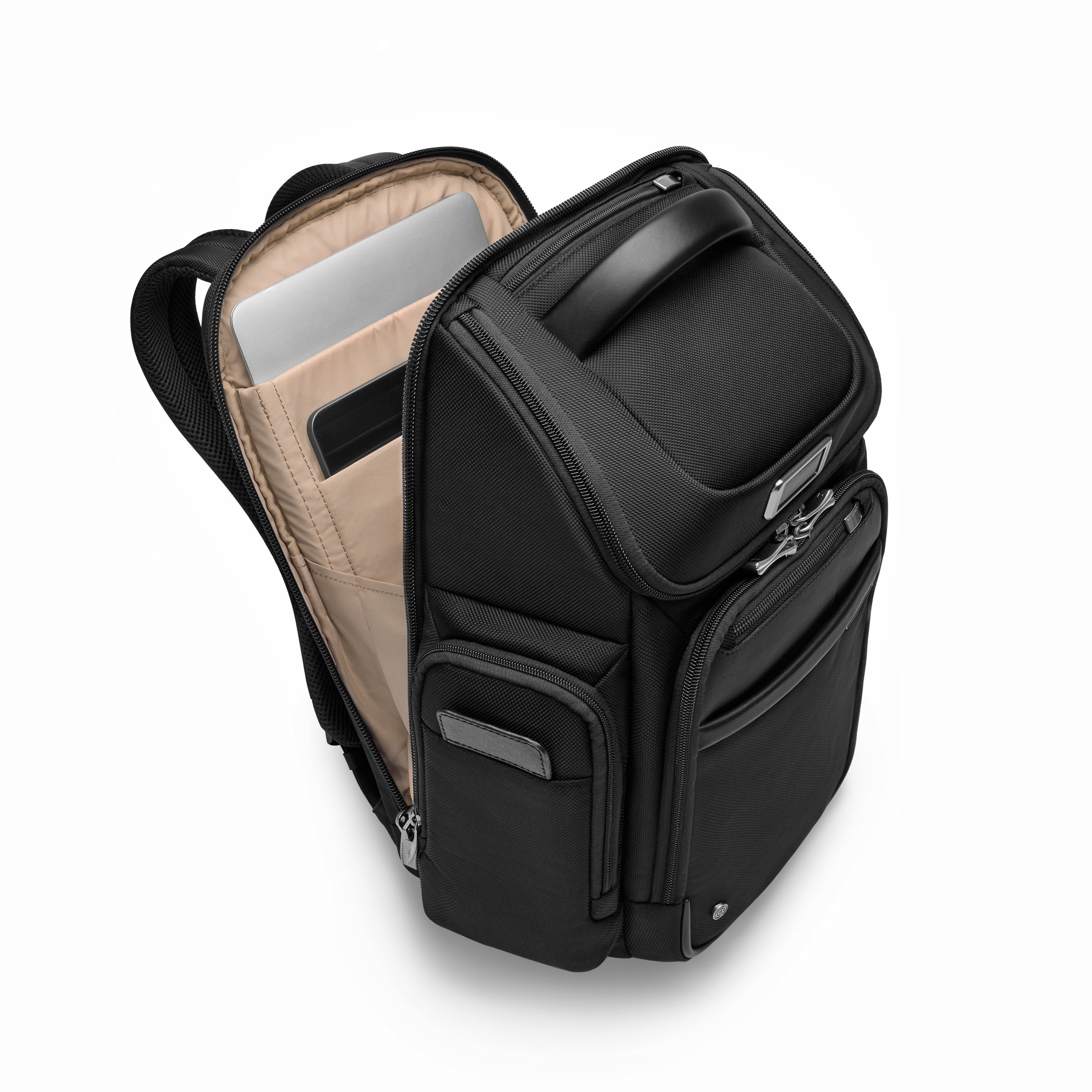 Briggs & Riley @work 2.0 Medium Widemouth Backpack for Business Travel & Commuting - Durable Laptop Backpack with Spacious Organization for Work & School