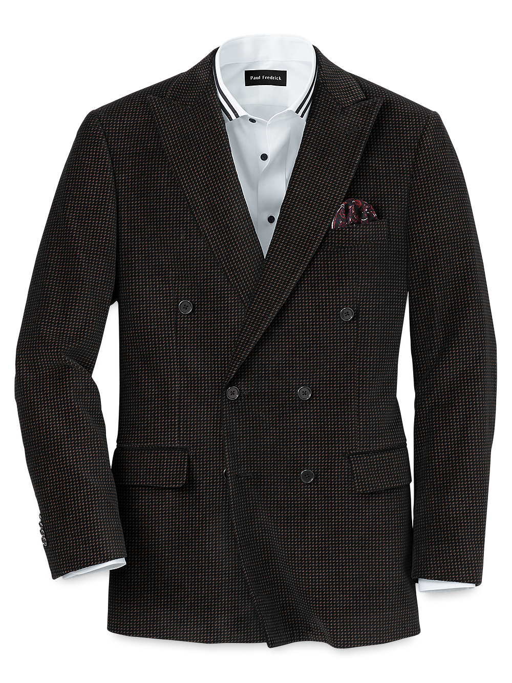 Premium Velvet Double Breasted Peak Lapel Blazer for Men - Elegant Black & Gold Formal Jacket - Perfect for Weddings, Parties & Special Occasions