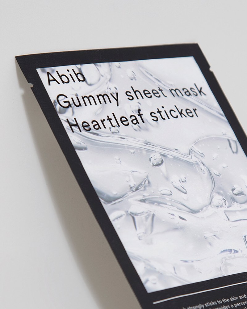 Abib Heartleaf Gummy Sheet Mask - 10 Sheet/Box, Soothing & Hydrating Face Mask for Sensitive Skin - Perfect for Daily Skincare & Relaxation at Home