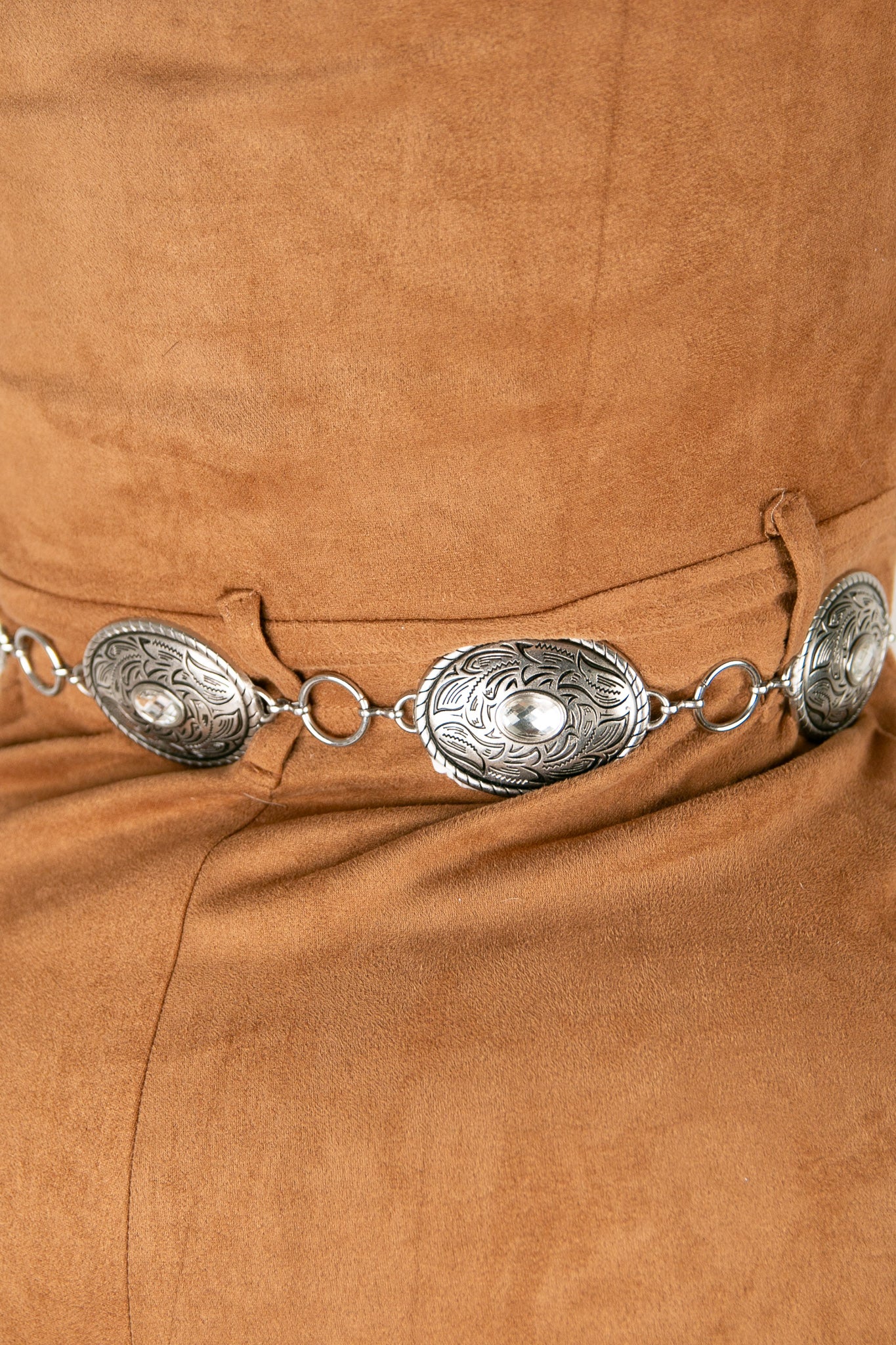 Women's Western Concho Belt with Rhinestone Buckle - Stylish Cowgirl Fashion Accessory for Jeans & Dresses - Perfect for Rodeo, Country Music Concerts & Western Parties