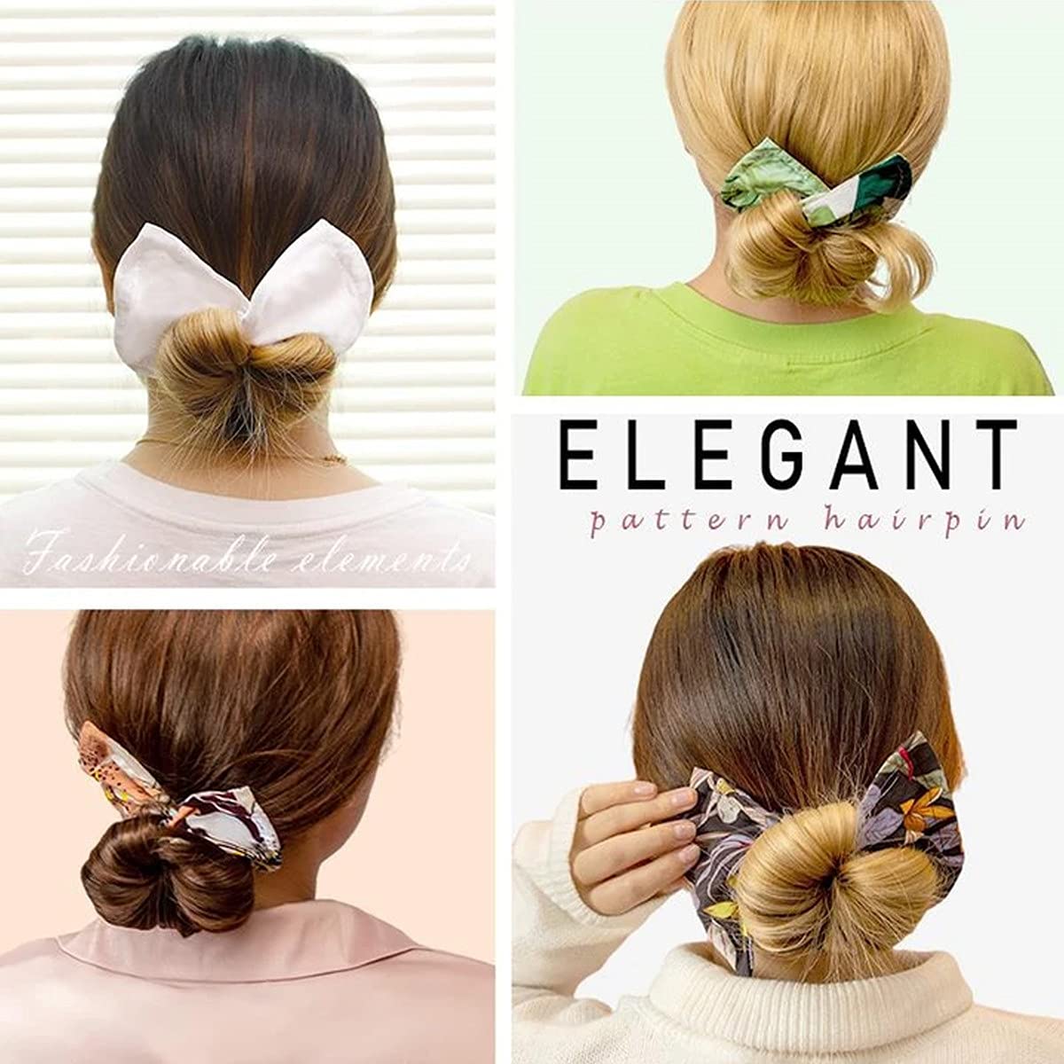 Deft Bun Magic Hair Bun Maker - Quick & Easy Hair Donut for French Twist, Updo, and Stylish Bun Hairstyles - Classy Multicolor Cloth Hair Clip (Black) | Perfect for Parties, Weddings, Work, and Everyday Fashion